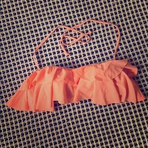 Women’s Coral Ruffle bandeau bikini top